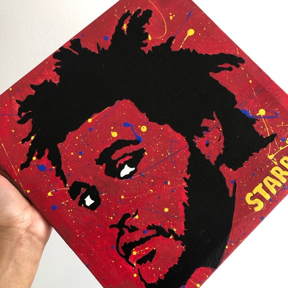 The Weeknd Acrylic Painting - Picture 2 of 8